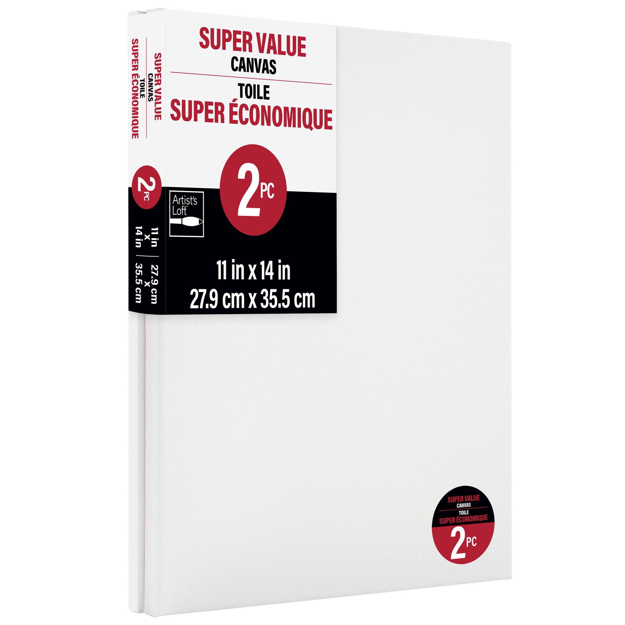 2 Pack Value Canvas by Artist's Loft